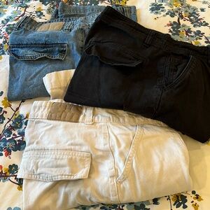3 pairs CottonOn Cargo Pants